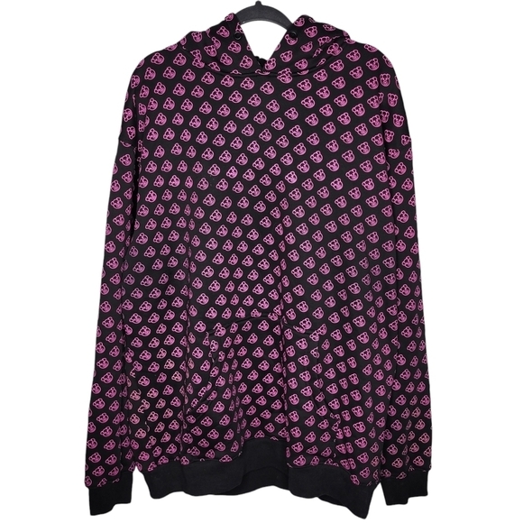 Shane Dawson Jeffree Star All Over Print Pig Hoodie in Black Pink Size XXL - Picture 1 of 3